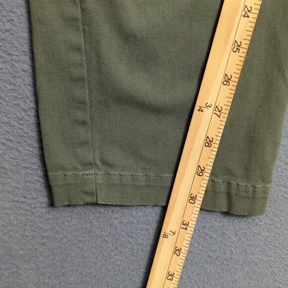 Cove USA Pants Men's 38 Green Chino Pants Stretch Elastic Waist Casual - Picture 7 of 11
